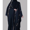 Bisht 4 Pc Set Abaya - Gold Rhinestone