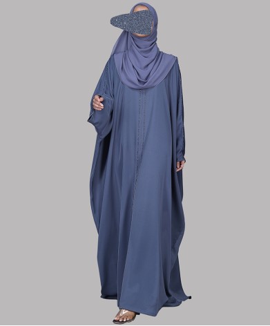 Abaya 3 Pc Set - Blueberry