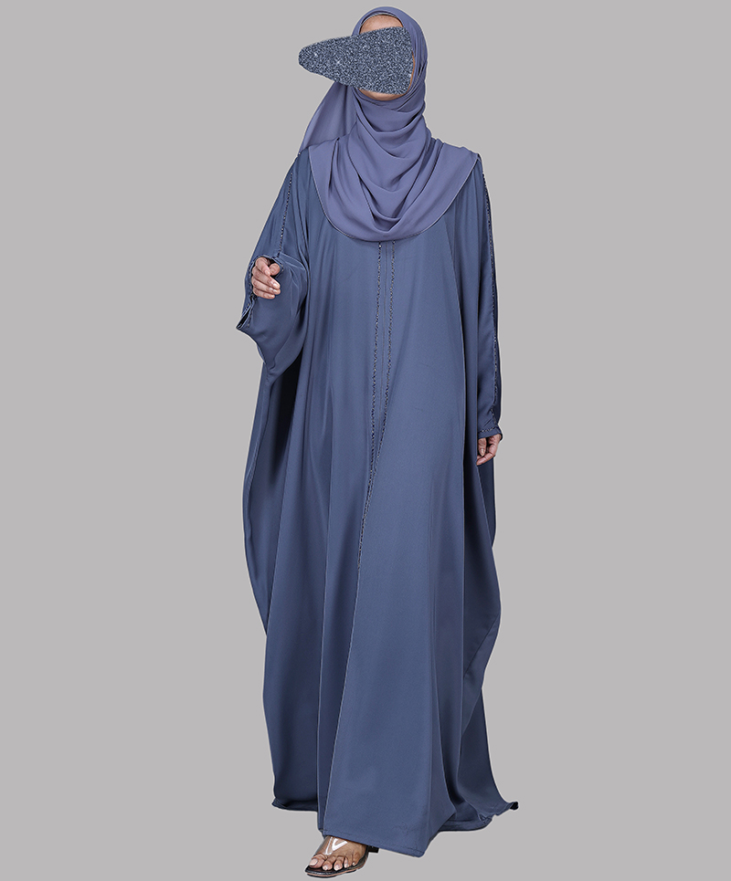 Abaya 3 Pc Set - Blueberry