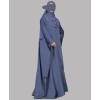 Abaya 3 Pc Set - Blueberry