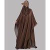 Daliya 4 Pc Set Abaya - Olive Brown