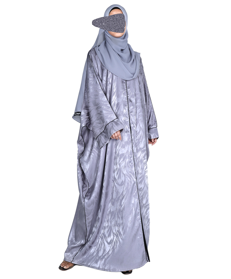 Feather Coll. Abaya - Grey