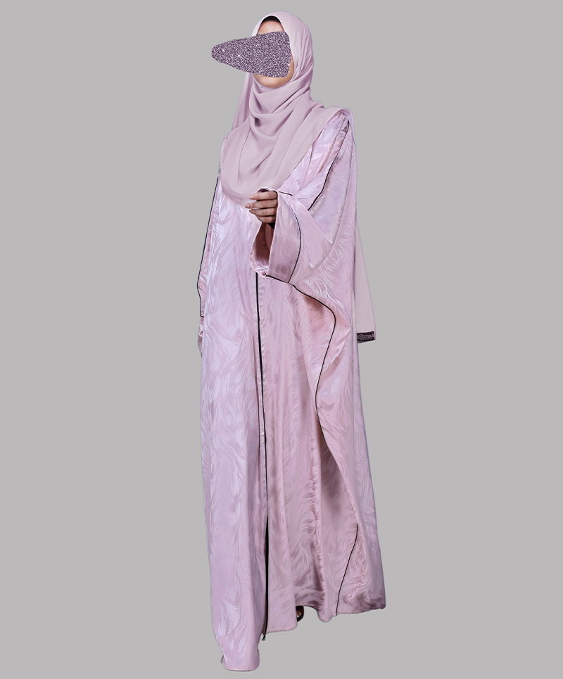 Feather Coll. Abaya - Pink