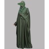 Abaya 3 Pc Set - Olive