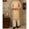 MEN KURTA PLAIN FAWN