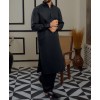 Men Shalwar Kameez - Black