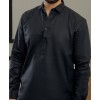 Men Shalwar Kameez - Black