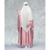 Fish Tail 2 Piece Set  Abaya-Pink