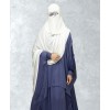 Butterfly 3 Piece Abaya-Babylon Blue