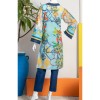 BLUE MIST - WOMAN KURTI LAWN PRINTED 1 PC UNSTITCHED