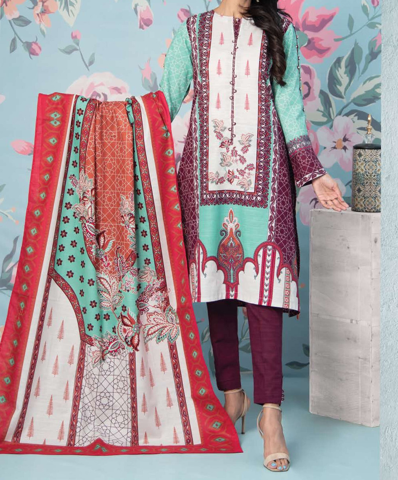 Haya Khaddar 3 Piece Unstitiched Suit