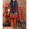 Haya Printed 3 Piece Unstitched Suit