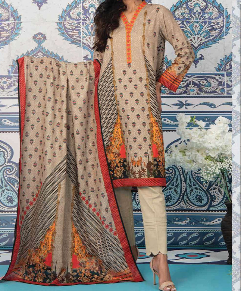 Haya Khaddar 3 Piece Unstitiched Suit